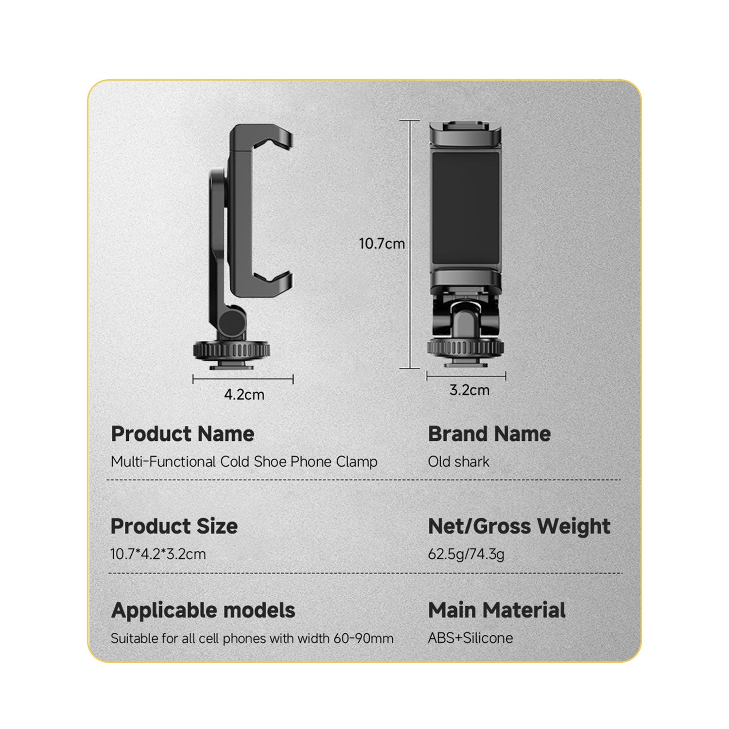 Old Shark T25 Cell Phone Tripod Mount