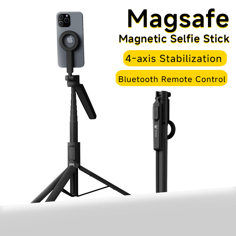 OLD SHARK T6-C 67" Magnetic Selfie Stick Tripod Mount