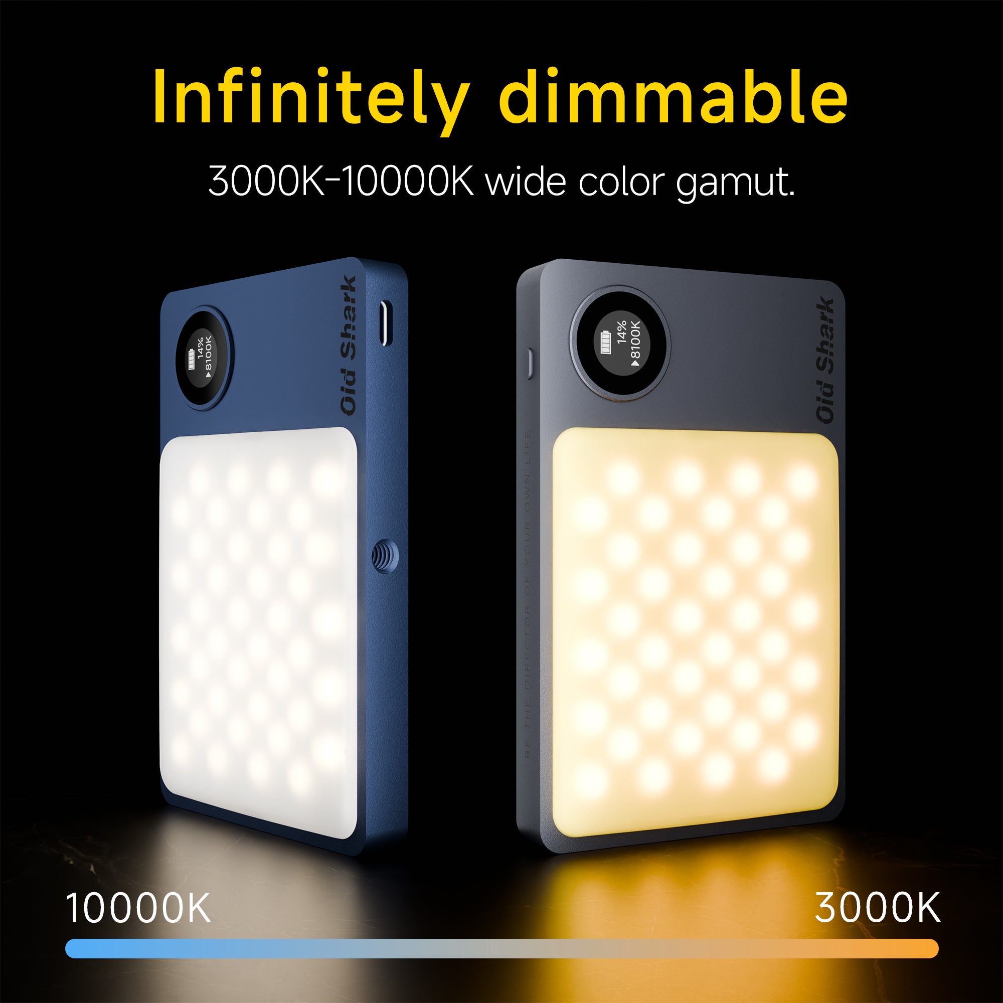 Old Shark S69 Magnetic Metal RGB Pocket Light