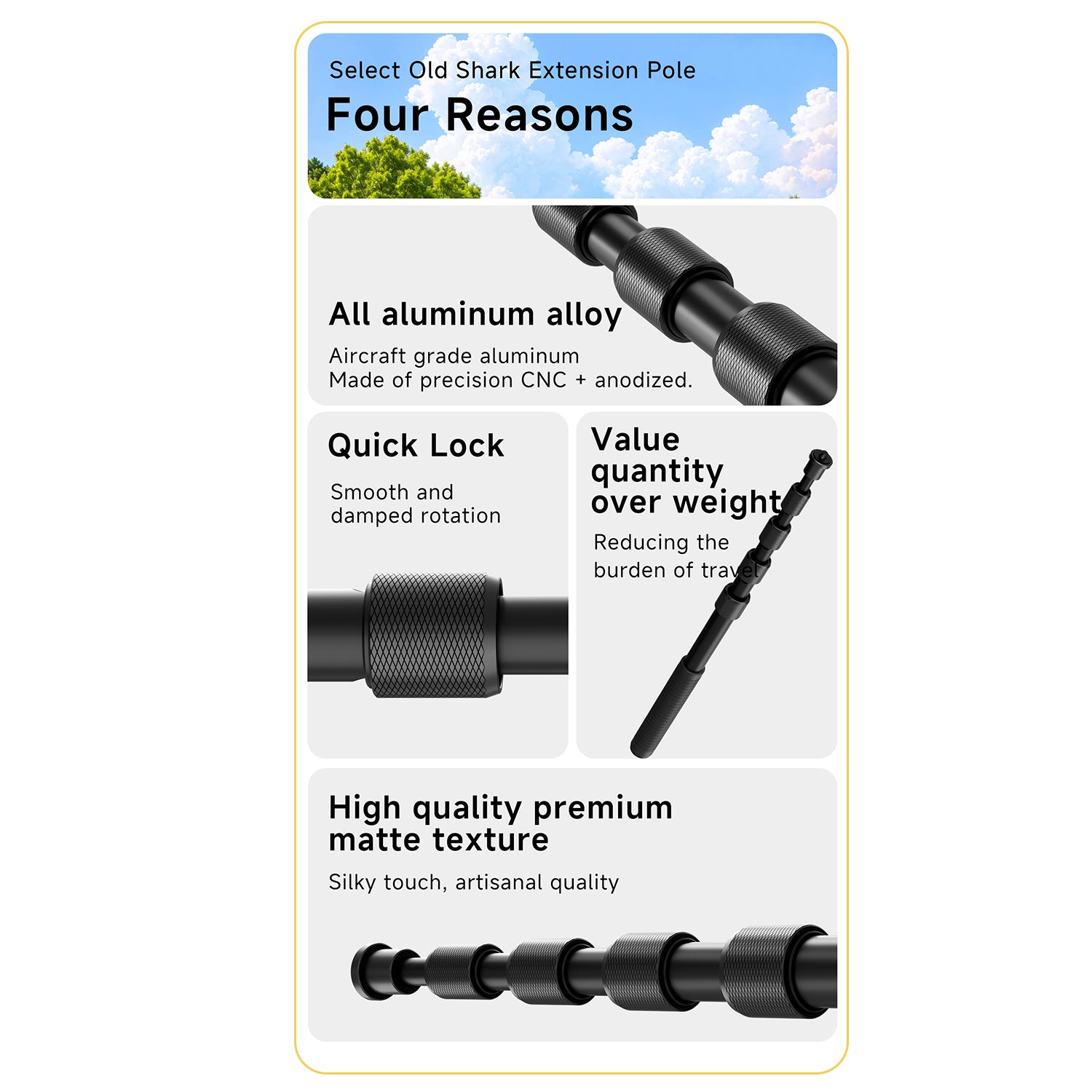 Old Shark T61 Extension Pole