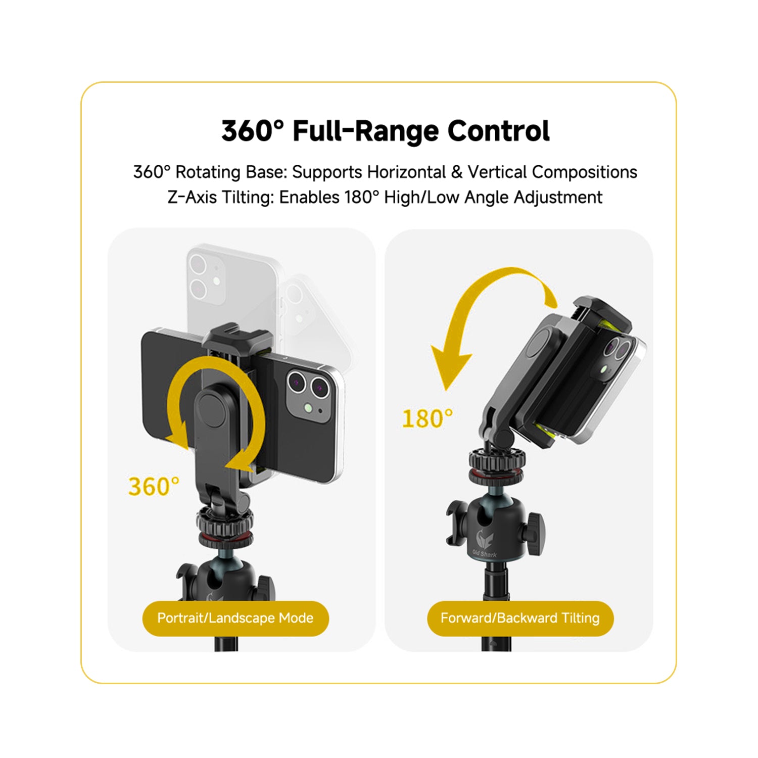 Old Shark T25 Cell Phone Tripod Mount