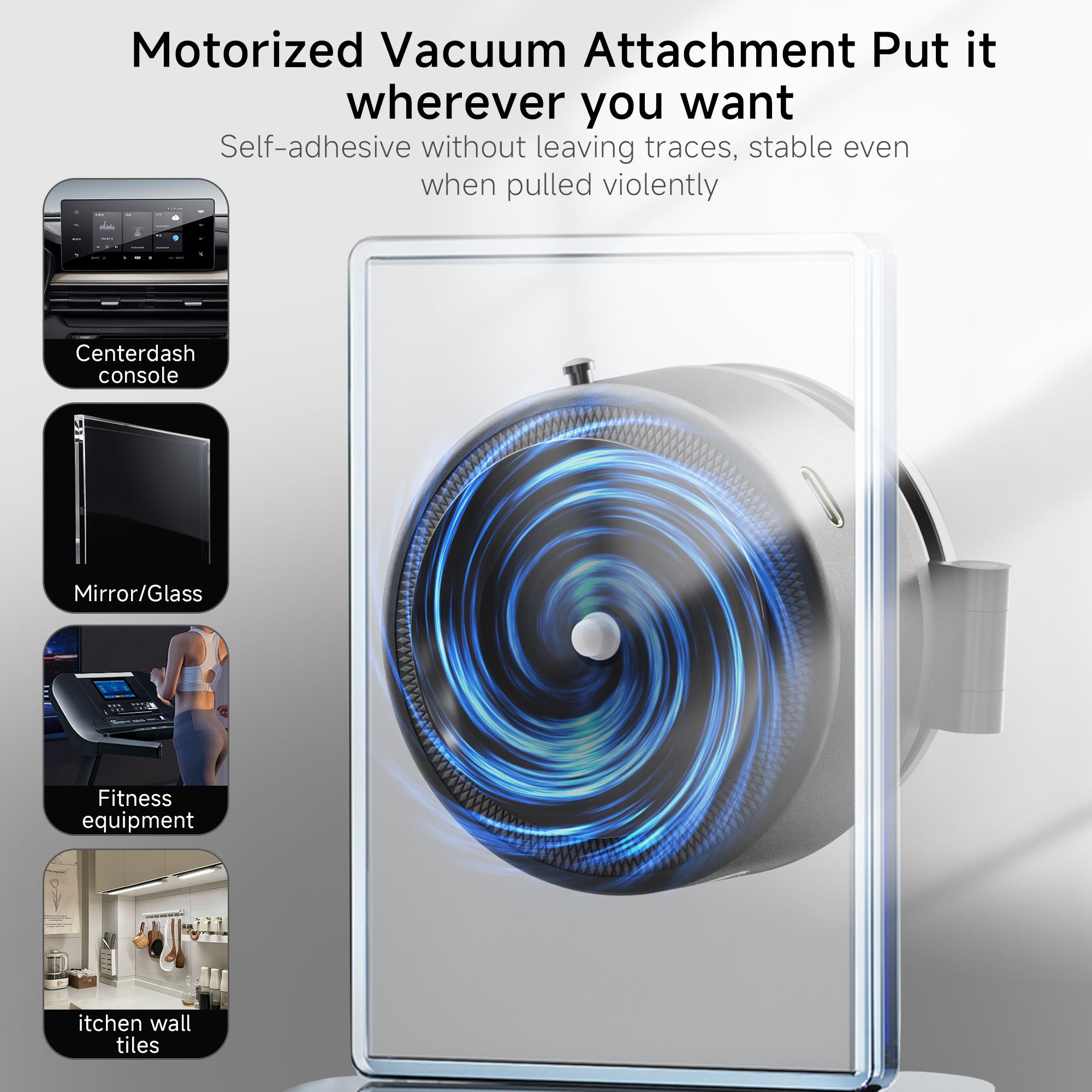 Old Shark T28 Vacuum Suction Cup Holder-Black