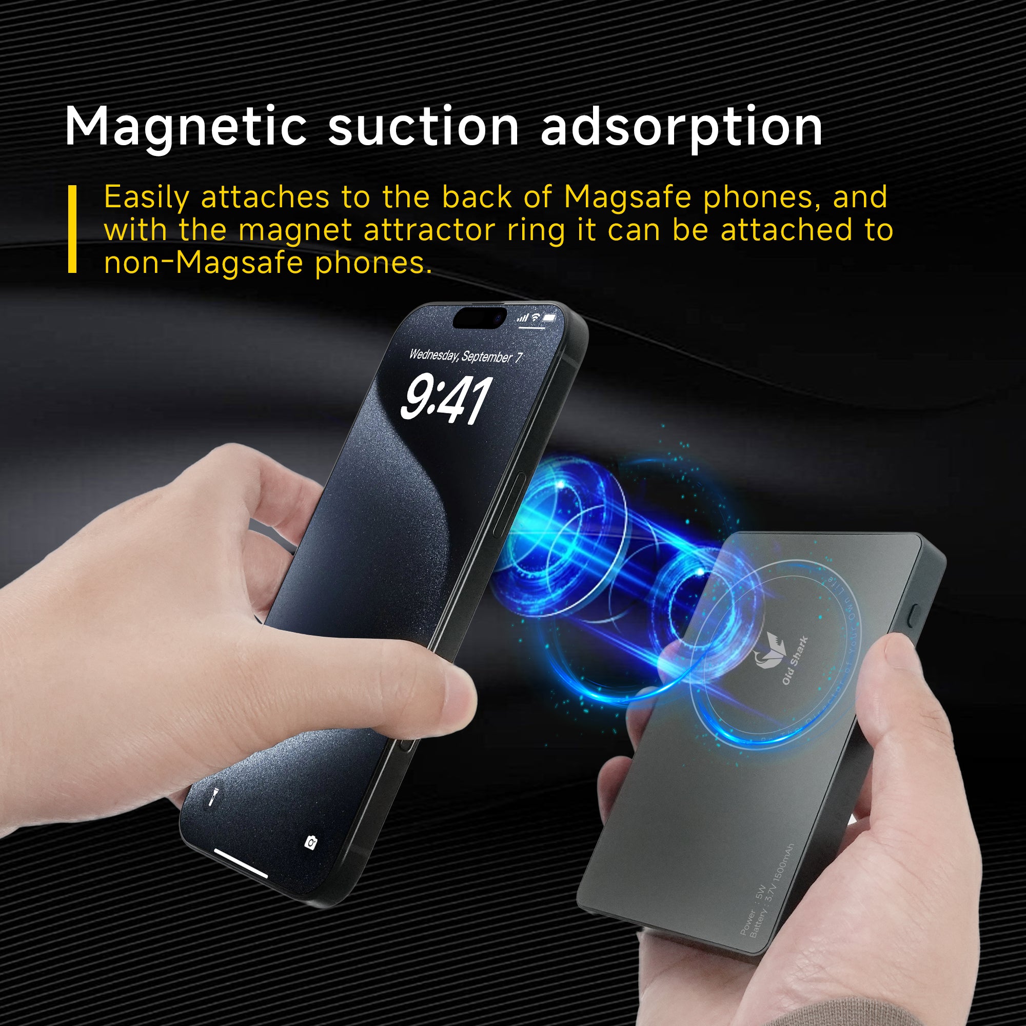Old Shark S69 Magnetic Metal RGB Pocket Light