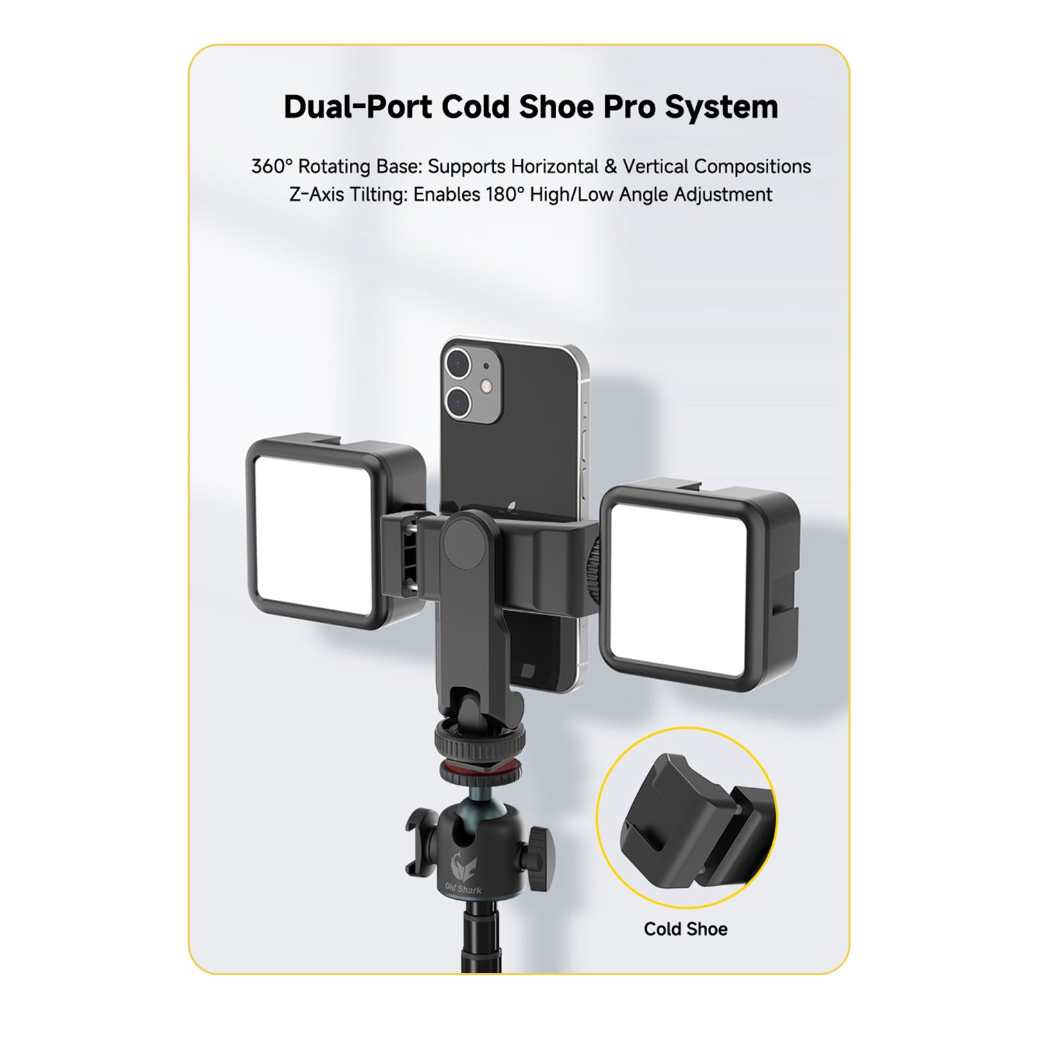 Old Shark T25 Cell Phone Tripod Mount