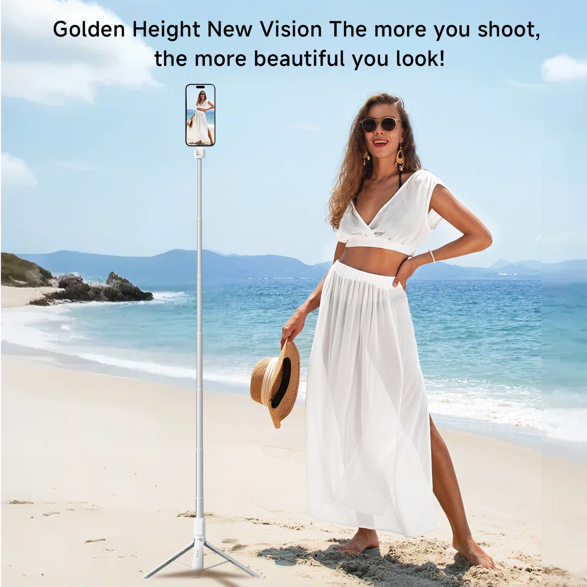 Old Shark T6 Magsafe Tripod - White