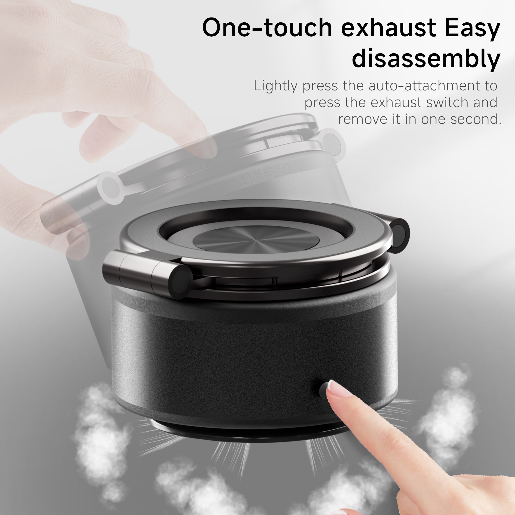 Old Shark T28 Vacuum Suction Cup Holder-Black