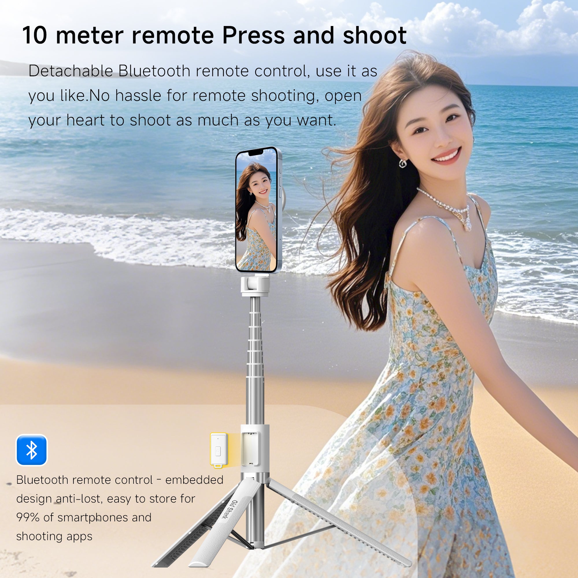 Old Shark T6 Magsafe Tripod - White