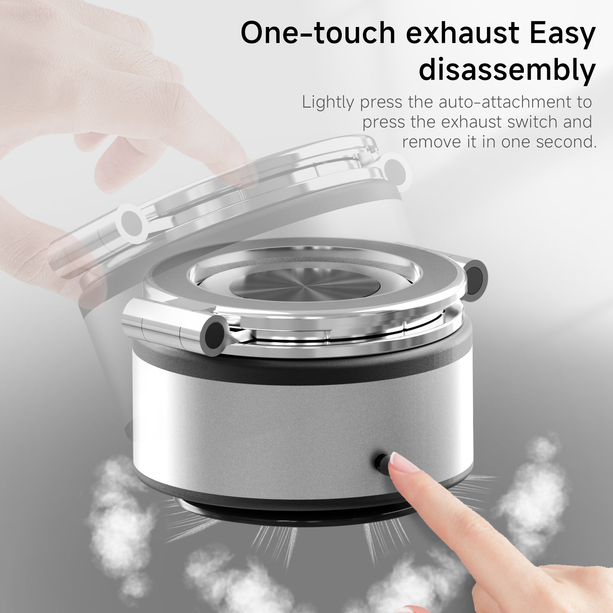 Old Shark T28 Vacuum Suction Cup-Silver