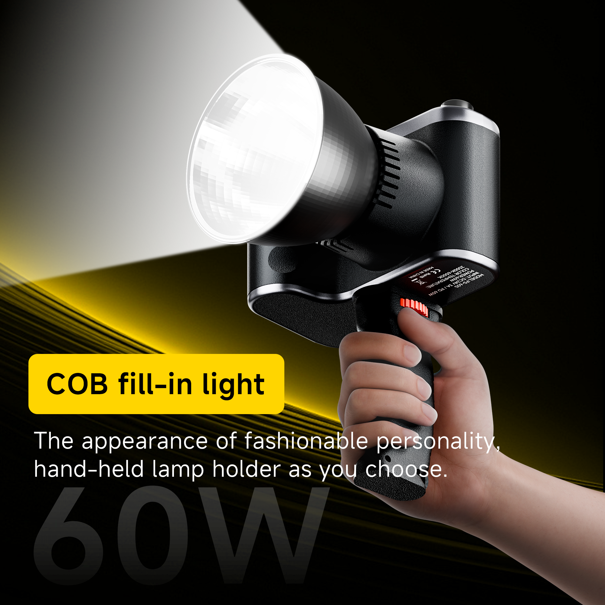 Old Shark S60 Portable 60W LED Video Studio Light