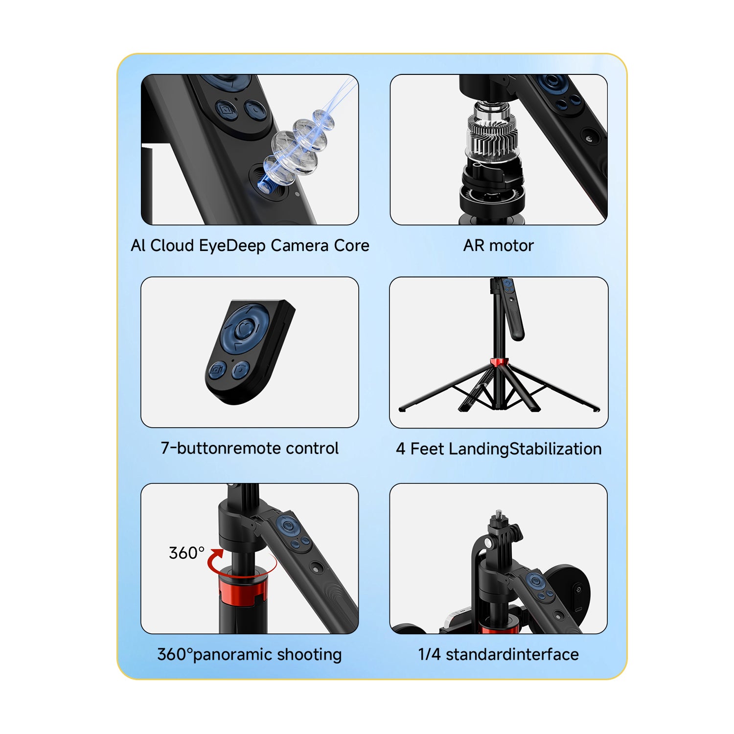 Old Shark T13 Auto Face Tracking Tripod