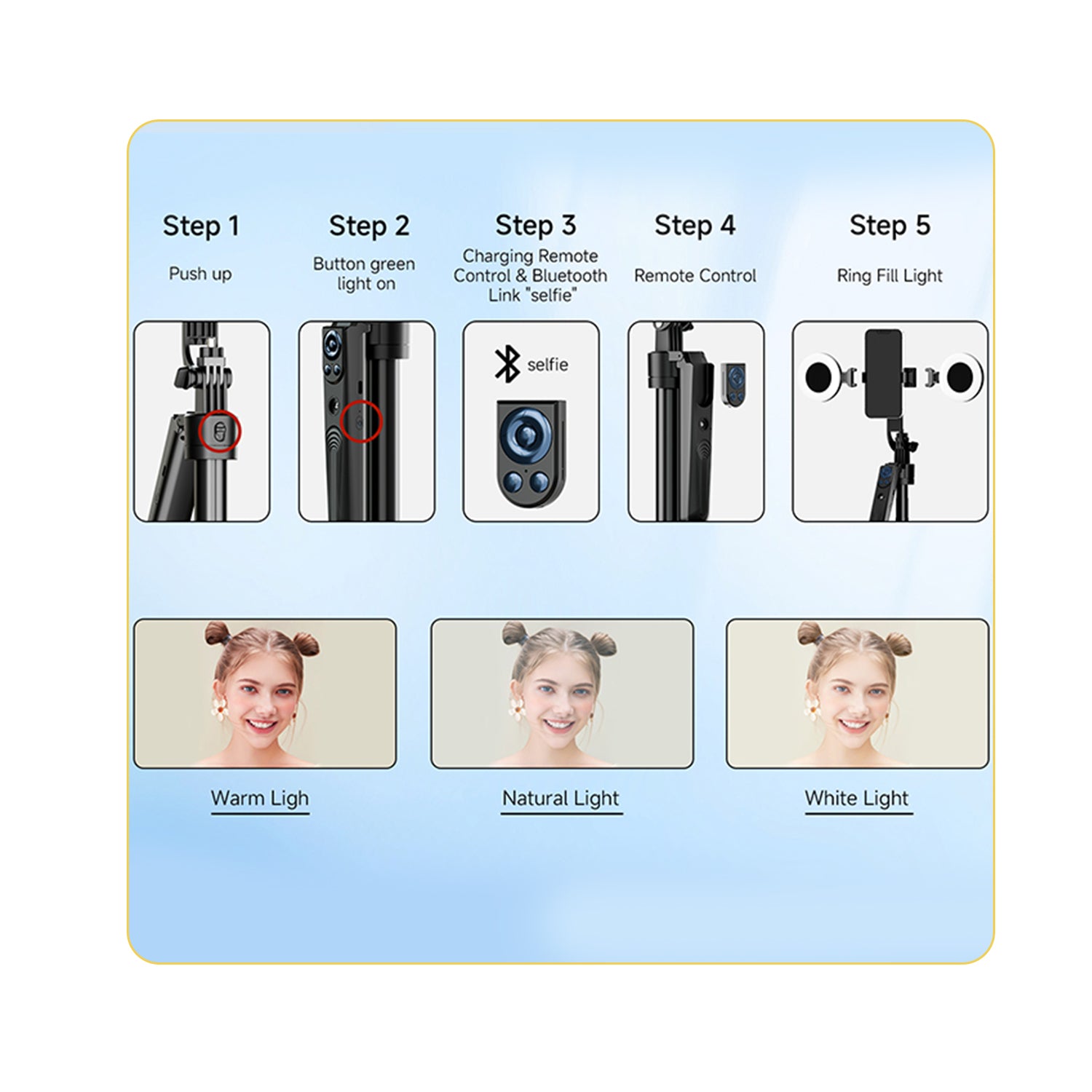 Old Shark T13 Auto Face Tracking Tripod