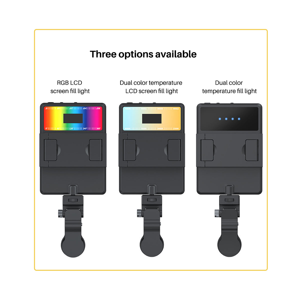 Portable Clip Fill Light