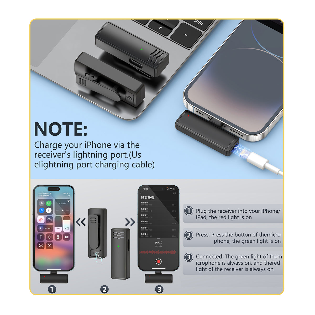 Wireless Lapel Microphone