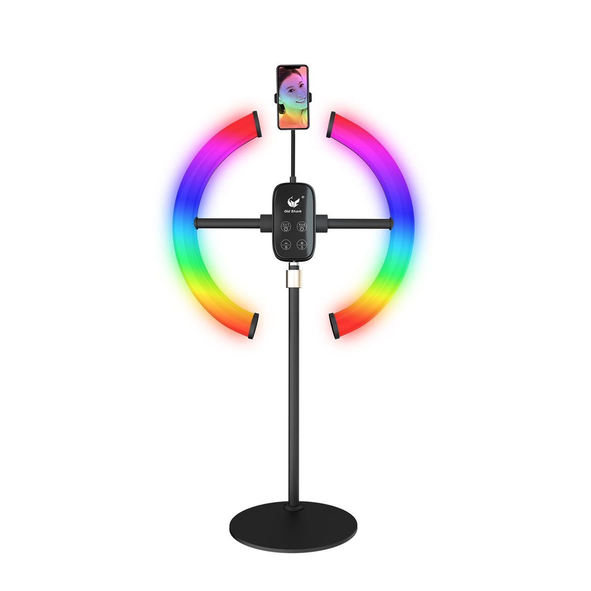 Oldshark Pluggable Ring Light