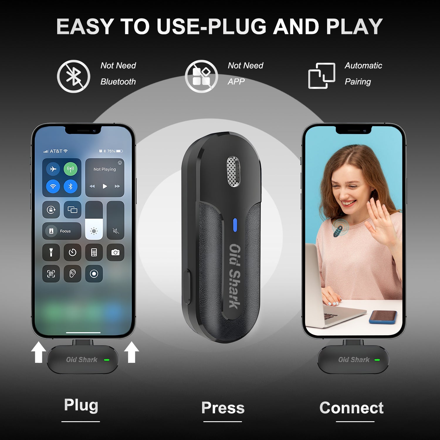 OLDSHARK Wireless Earphone