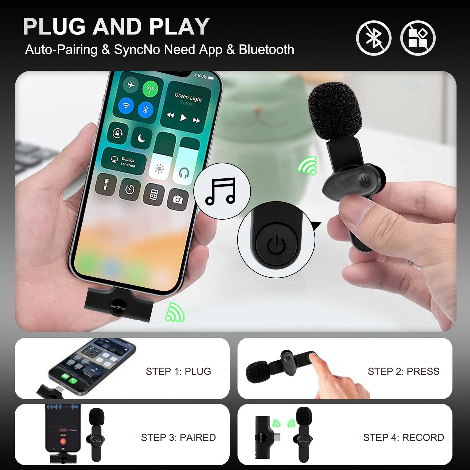 Wireless Lavalier Microphone