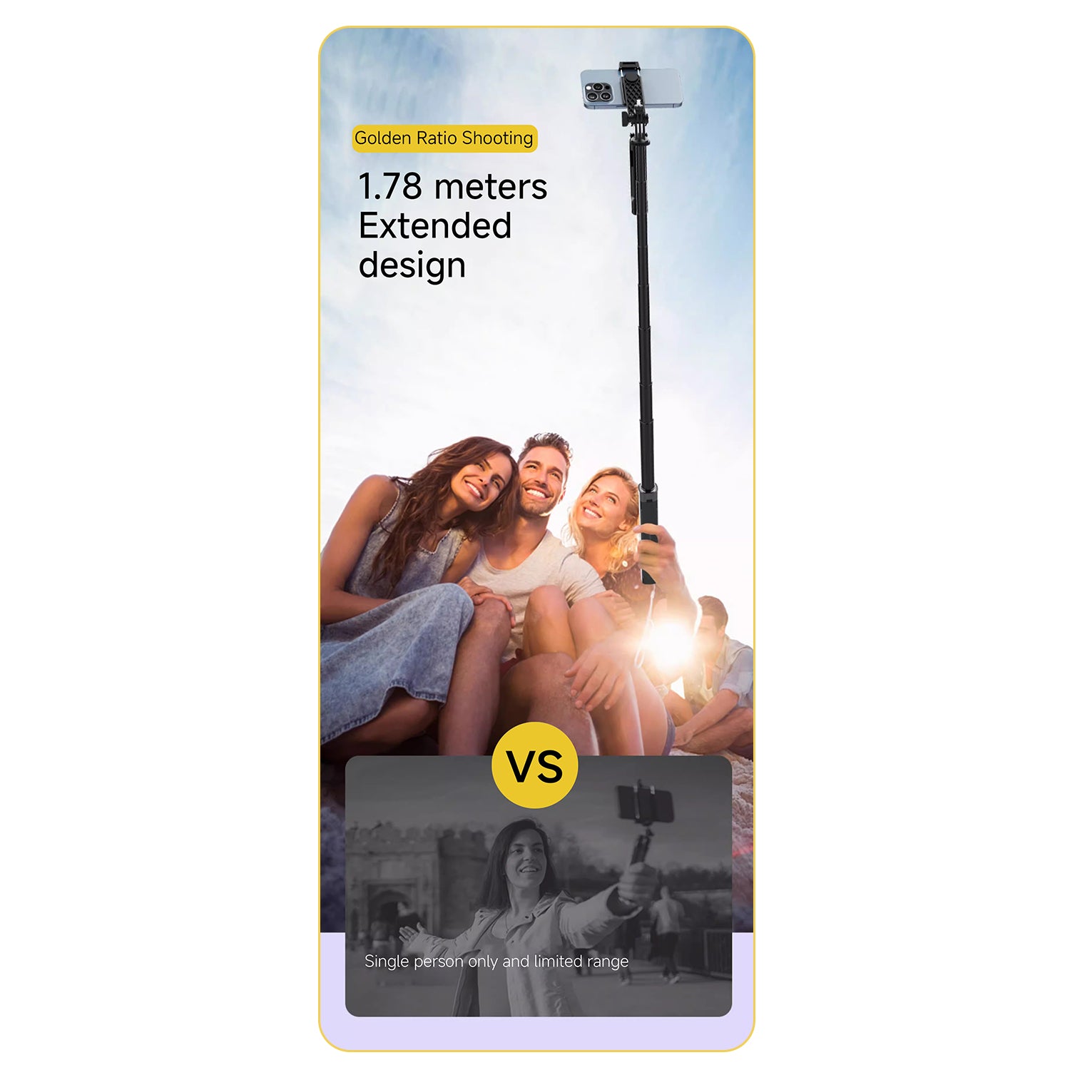 Old Shark T14 Selfie Stick Tripod