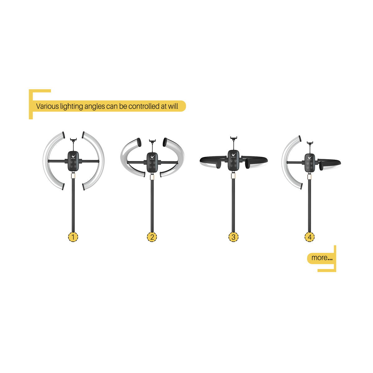 Oldshark Pluggable Ring Light