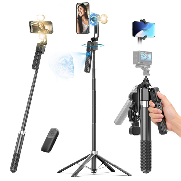 OLD SHARK 71" AI Face Tracking Magnetic Tripod