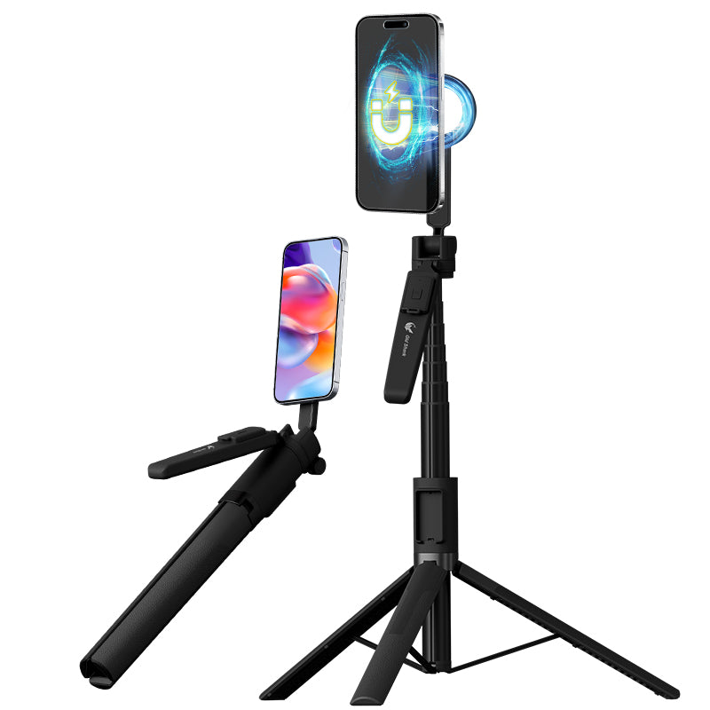 OLD SHARK T6-C 67" Magnetic Selfie Stick Tripod Mount