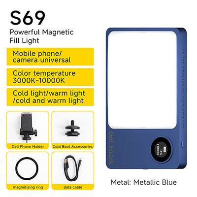 Old Shark S69 Magnetic Metal RGB Pocket Light