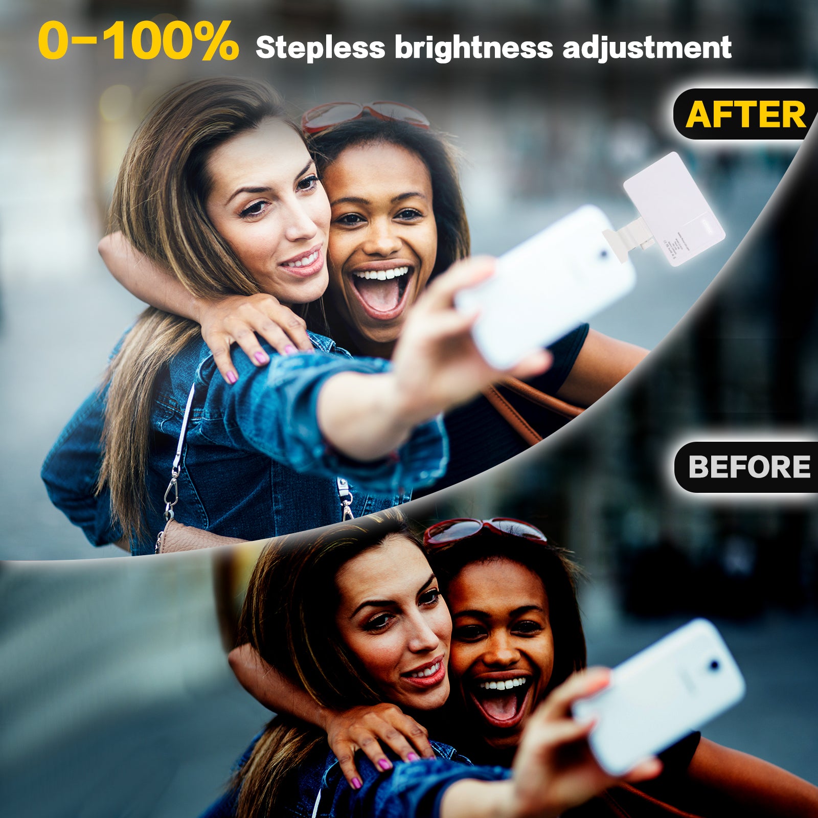 Rechargeable LED Selfie Light